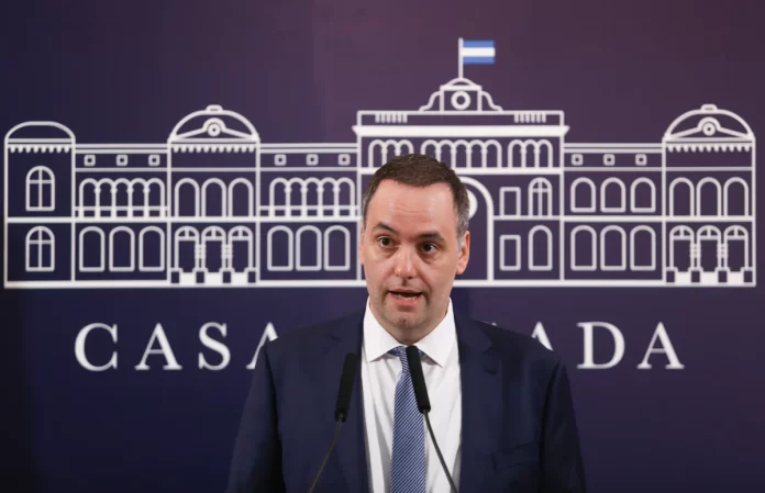 el Vocero presidencial Manuel Adorni