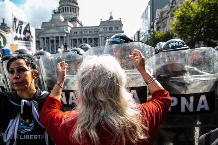 Jubilados marcha