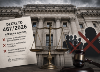 Reforma judicial exprés: el Gobierno eliminó la paridad de género y redujo la participación ciudadana en la designación de jueces