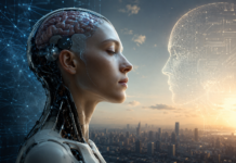 Algunas preguntas jurídicas y éticas acerca del transhumanismo Imagen creada con IA.