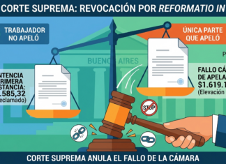 La Corte corrigió a la Cámara Laboral por concederle a un trabajador más indemnización que la pedida